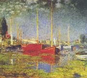 Claude Monet Sailboats at Argenteuil oil painting on canvas